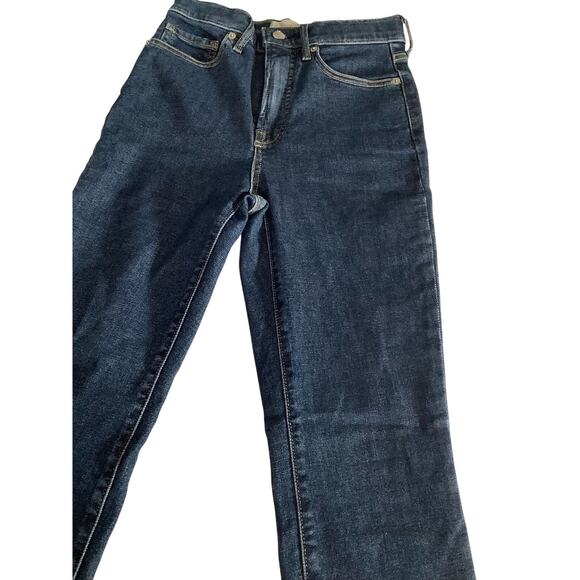 NWOT Everlane Way High Skinny Jean Women’s 26 Ankle Dark Blue Trendy Organic R - Picture 6 of 12